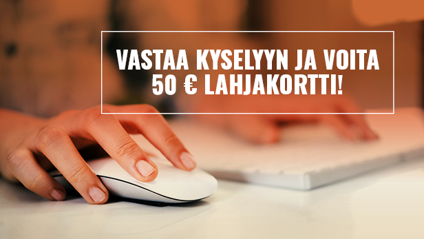 Vastaa kyselyyn -teksti.