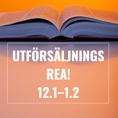 Texten: Utförsäljningsrea.