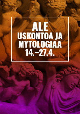 Uskonto-ale teksti.