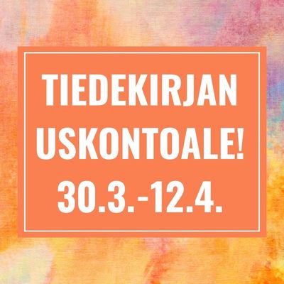 Värikäs tausta ja teksti uskontoale.