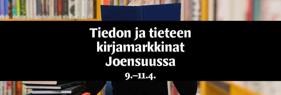 Teksti Joensuun kirjamarkkinat.