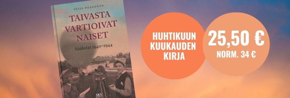 Kuukauden kirja teksti.