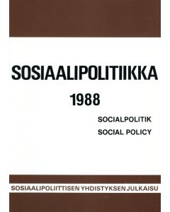 Sosiaalipolitiikka 13 (Spy,1988)