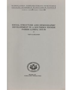 Social structure and demographic development in a southern Finnish parish (Lohja) 1810–50