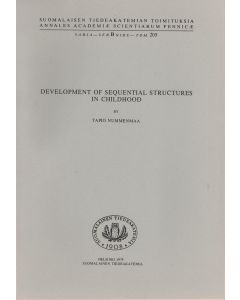 Development of sequential structures in childhood
