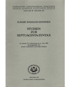 Studien zur Septuaginta-Syntax