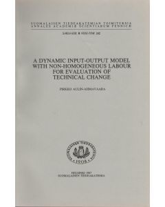 dynamic input-output model with non-homogeneous labour for evaluation of technical change