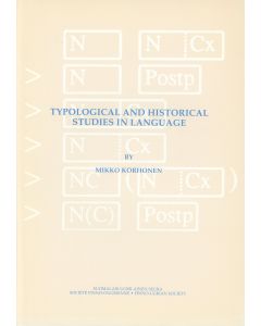 Typological and Historical Studies in Language by Mikko Korhonen.