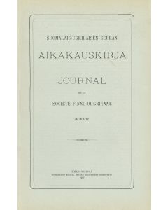 Suomalais-Ugrilaisen Seuran Aikakauskirja 24