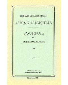 Suomalais-Ugrilaisen Seuran Aikakauskirja 51