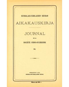 Suomalais-Ugrilaisen Seuran Aikakauskirja 56