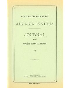 Suomalais-Ugrilaisen Seuran Aikakauskirja 59