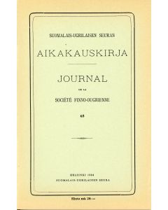 Suomalais-Ugrilaisen Seuran Aikakauskirja 65