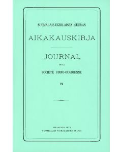 Suomalais-Ugrilaisen Seuran Aikakauskirja 72