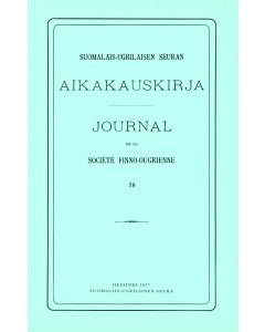 Suomalais-Ugrilaisen Seuran Aikakauskirja 75