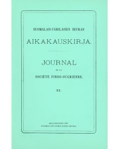 Suomalais-Ugrilaisen Seuran Aikakauskirja 2 (2.painos 1981)