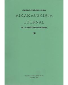 Suomalais-Ugrilaisen Seuran Aikakauskirja 80