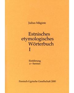 Estnisches etymologisches Wörterbuch 1 - 12
