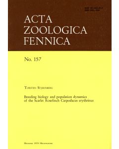 Breeding Biolagy and Population Dynamics of the Scarlet Rosefinch Carpodacus Erythrinus