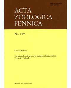 Variation, Breeding and Moulting in Sorex Isodon Turov in Finland