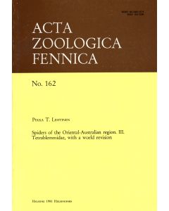 Spiders of the Oriental-Australian Region. III. Tetrablemmidae, with a World Revision