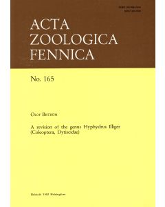 Revision of the Genus Hyphydrus Illiger (Coleoptera, Dytiscidae)