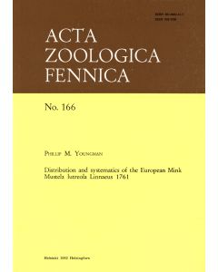 Distribution and Systematics of the European Mink Mustela Lutreola Linnaeus 1761