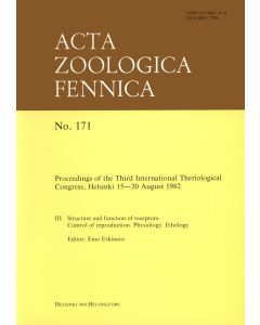 Proceedings of the Third International Theriological Congress, Helsinki 15-20 August 1982
