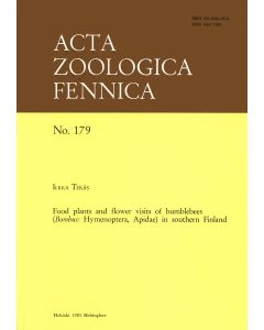 Food Plants and Flower Visits of Bumblebees (Bombus: Hymenoptera, Apidae) in Southern Finland