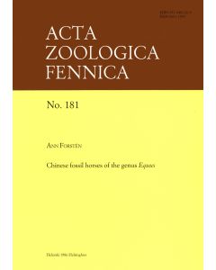 Chinese Fossil Horses of the Genus Equus