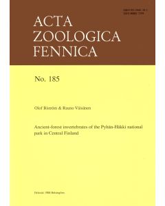 Ancient-Forest Invertebrates of the Pyhän-Häkki National Park in Central Finland