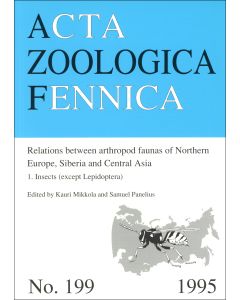 Relations Between arthropod Faunas of Northern Europe, Siberia and Central Asia