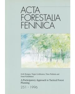 Participatory Approach to Tactical Forest Planning