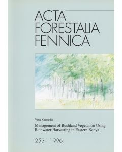 Management of Bushland Vegetation Using Rainwater Harvesting in Eastern Kenya