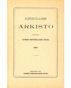 Historiallinen Arkisto 30