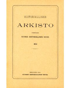 Historiallinen Arkisto 41