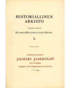 Jalmari Jaakkolan juhlakirja (60 v.)