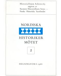 Nordiska historikermötet - Helsingfors 1967, II