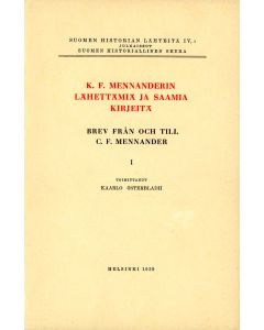 K. F. Mennanderin lähettämiä ja saamia kirjeitä
