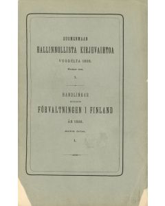 Suomenmaan hallinnollista kirjevaihtoa v:lta 1808