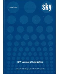 SKY Journal of Linguistics 18