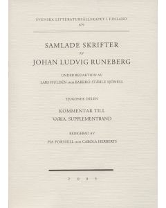 Samlade skrifter av Johan Ludvig Runeberg