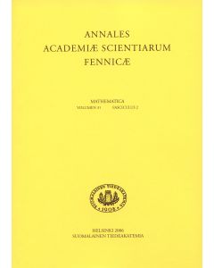 Annales Academiae Scientiarum Fennicae. Mathematica 31:2