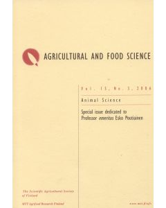 Agricultural and Food Science 2006:3