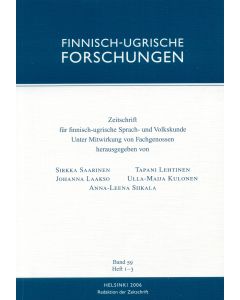 Finnisch-Ugrische Forschungen 59:1–3