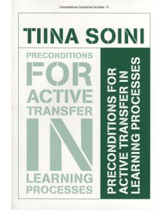 Preconditions for Active Transfer in Learning Processes