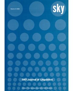 SKY Journal of Linguistics 12