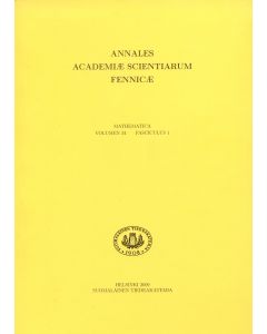 Annales Academiae Scientiarum Fennicae. Mathematica 34:1