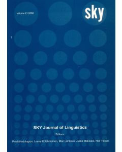 SKY Journal of Linguistics 21