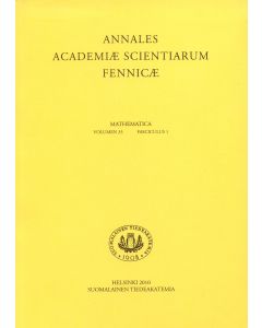 Annales Academiae Scientiarum Fennicae. Mathematica 35:1